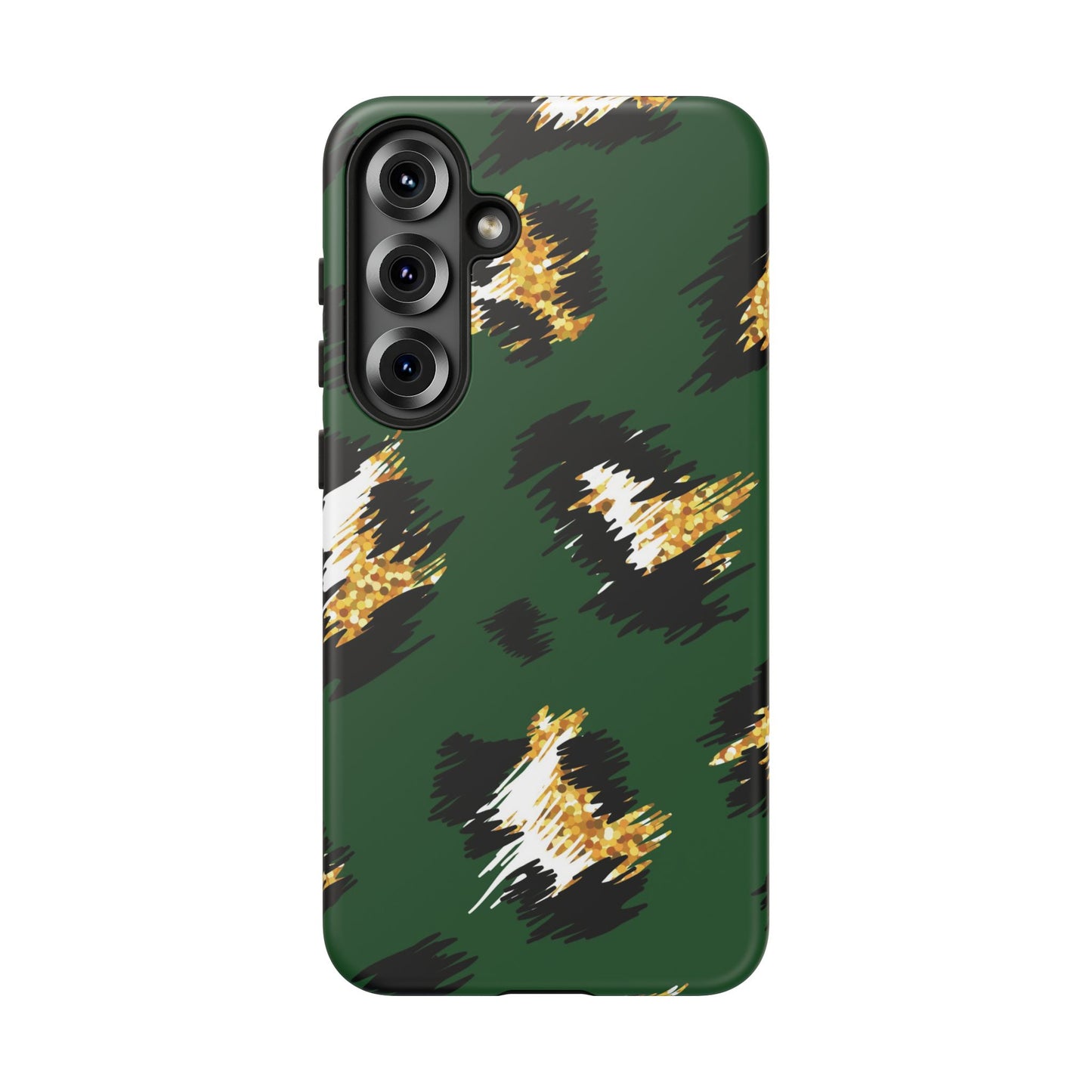 Green Leopard Print Phone Case – Tough Protective iPhone Cover